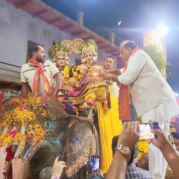 मथुरा में धूमधाम से मनाया गया श्रीकृष्ण विजय…