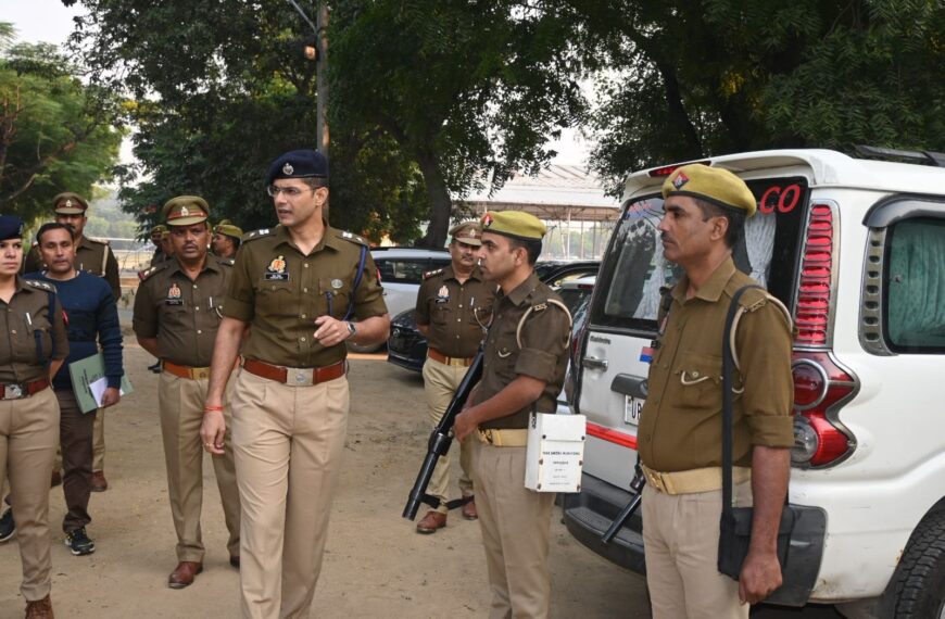 वरिष्ठ पुलिस अधीक्षक सौरभ दीक्षित ने पुलिस लाइन…