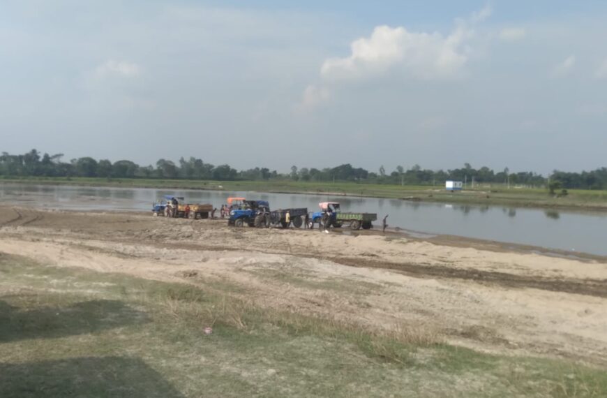 पोठिया में अवैध खनन का धंधा…