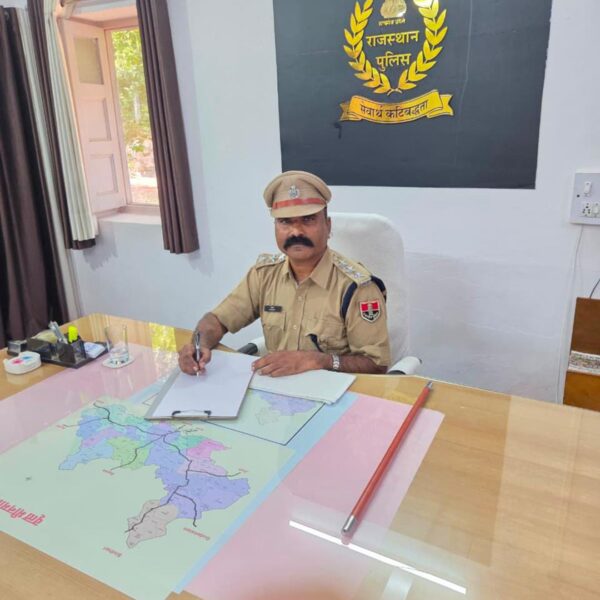 नव नियुक्त डीवाईएसपी शंकरलाल मसूरिया ने संभाला कार्यभार