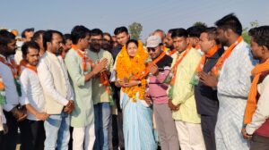 प्रतिमा बागरी का ग्राम पथरहटा में भाजपा कार्यकर्ताओं…