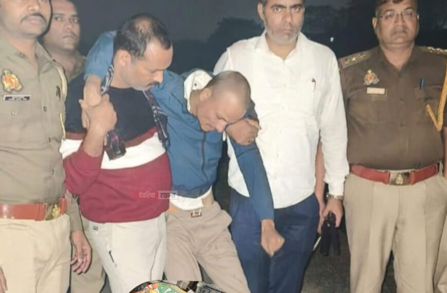 देवरिया में अवैध असलहा तस्कर से भिड़ंत