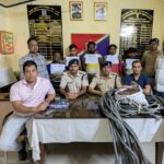 पाकुड़ स्टेशन पर चोरी की सिग्नल केबल कांड