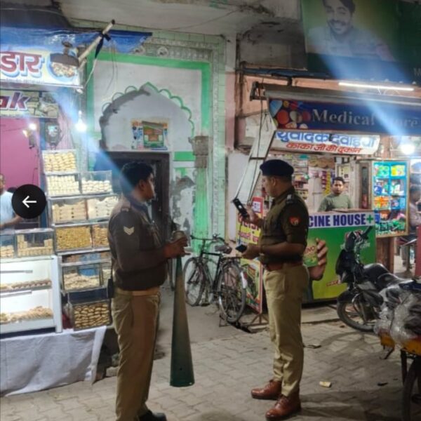 मैनपुरी पुलिस ने लाउडस्पीकर हटाने की कार्रवाई शुरू