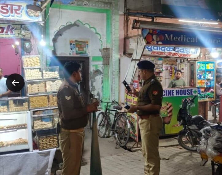 मैनपुरी पुलिस ने लाउडस्पीकर हटाने की कार्रवाई शुरू