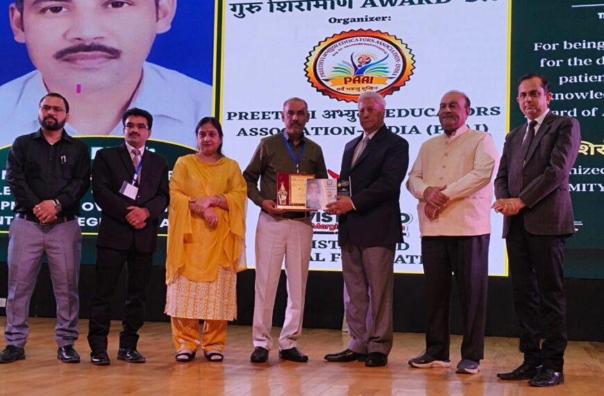 गुरुशिक्षा में उत्कृष्ट योगदान: योगेश तिवारी को ‘गुरु&hellip;