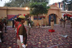 भोगांव थाने का एडीजी ने किया वार्षिक निरीक्षण