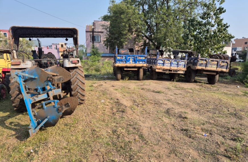 सिराली पुलिस ने अवैध बजरी उत्खनन का भंडाफोड़,&hellip;