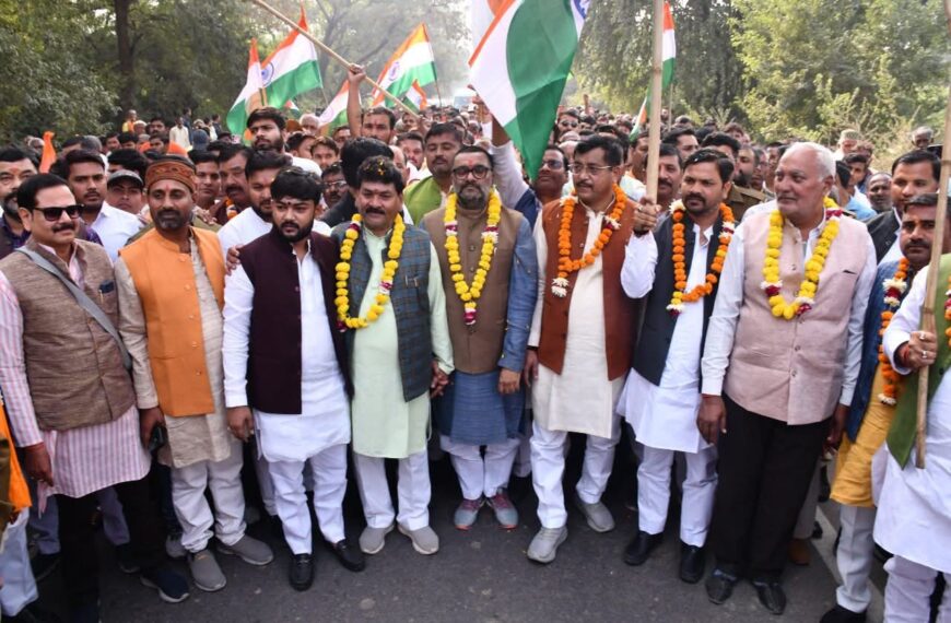 तिन्दवारी में Sardar@150 यूनिटी मार्च संपन्न