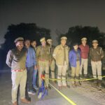 थाना शिकोहाबाद पुलिस ने मुठभेड़ में वांछित अभियुक्त को दबोचा