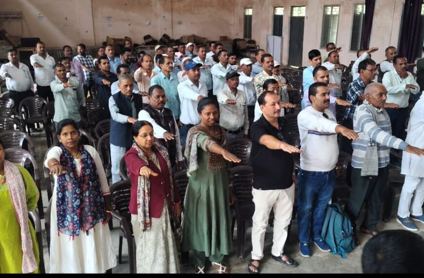 जैतहरी जनपद में सरदार पटेल जयंती पर शपथ ग्रहण व ‘रन फॉर यूनिटी’ कार्यक्रम आयोजित